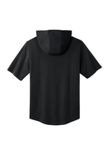 Sport-Tek Mens Club Short Sleeve Hooded T-Shirt Hoodie - Black - Coming Soon