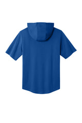 Sport-Tek Mens Club Short Sleeve Hooded T-Shirt Hoodie - True Royal Blue - Coming Soon