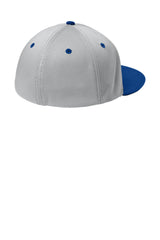 Sport-Tek Hats Mens Impact Mesh Stretch-Tek Hat - Silver Grey/True Royal Blue/Silver Grey - Coming Soon