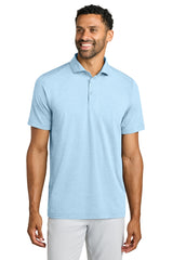TravisMathew Mens Onward Short Sleeve Polo Shirt - Heather Airy Blue - Coming Soon