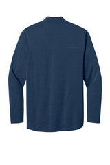 TravisMathew Mens Onward 1/4 Zip Sweatshirt - Heather Navy Blue - Coming Soon
