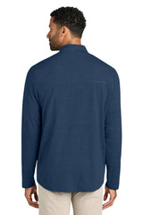 TravisMathew Mens Onward 1/4 Zip Sweatshirt - Heather Navy Blue - Coming Soon