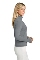 TravisMathew Womens Onward 1/4 Zip Sweatshirt w/ Pockets - Heather Quiet Shade Grey - Coming Soon