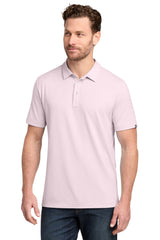 TravisMathew Mens Crestview Short Sleeve Polo Shirt - Stone Pink - Coming Soon