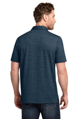 TravisMathew Mens Crestview Short Sleeve Polo Shirt - Heather Vintage Indigo Blue - Coming Soon