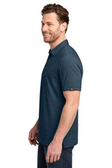 TravisMathew Mens Crestview Short Sleeve Polo Shirt - Heather Vintage Indigo Blue - Coming Soon