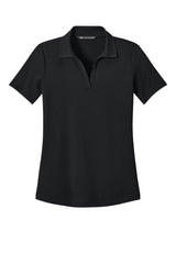 TravisMathew Womens Onward Short Sleeve Polo Shirt - Black - Coming Soon