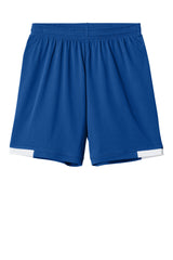Sport-Tek Youth Club Shorts - True Royal Blue/White - Coming Soon