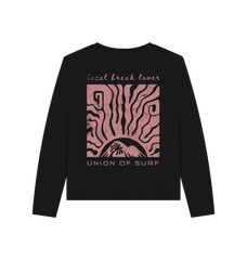 Womens Graphic Tees- Local Break Lover long Sleeve T shirt
