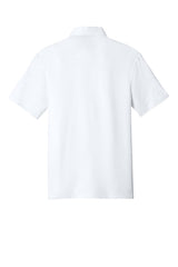 Port Authority Mens Shirt Collar Short Sleeve Polo Shirt - White - Coming Soon