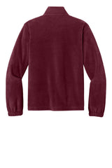 Port Authority Mens Plush Fleece Full Zip Jacket - Burgundy - Coming Soon
