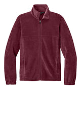 Port Authority Mens Plush Fleece Full Zip Jacket - Burgundy - Coming Soon