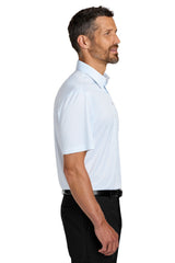Port Authority Mens Shirt Collar Short Sleeve Polo Shirt - Cloud Blue Check - Coming Soon