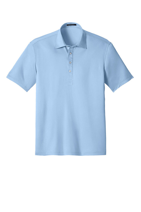 Port Authority Mens Shirt Collar Short Sleeve Polo Shirt - Cloud Blue - Coming Soon