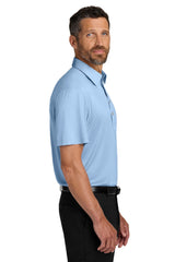 Port Authority Mens Shirt Collar Short Sleeve Polo Shirt - Cloud Blue - Coming Soon
