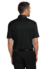 Port Authority Mens Shirt Collar Short Sleeve Polo Shirt - Deep Black - Coming Soon