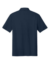 Port Authority Mens Shirt Collar Short Sleeve Polo Shirt - River Navy Blue - Coming Soon