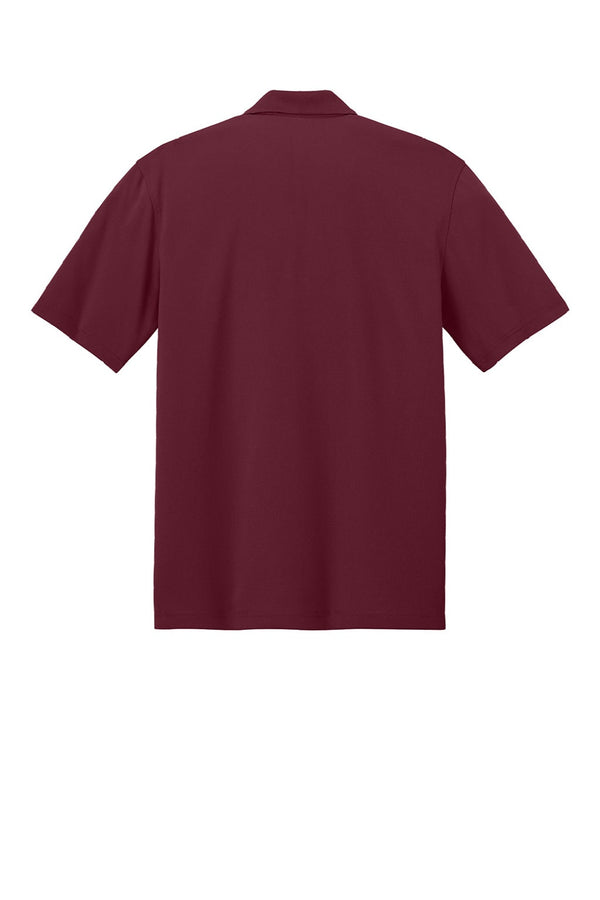 Port Authority Mens Dry Zone Moisture Wicking Short Sleeve Polo Shirt - Burgundy - Coming Soon