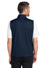 Port Authority Mens C-FREE Double Knit 1/4 Zip Vest - True Navy Blue - Coming Soon