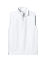 Port Authority Mens C-FREE Double Knit 1/4 Zip Vest - White - Coming Soon