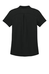 Port Authority Womens Plaited Pique Short Sleeve Polo Shirt - Deep Black - Coming Soon