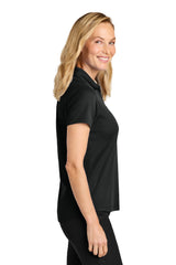 Port Authority Womens Plaited Pique Short Sleeve Polo Shirt - Deep Black - Coming Soon