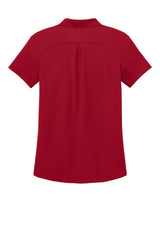 Port Authority Womens Plaited Pique Short Sleeve Polo Shirt - Rich Red - Coming Soon