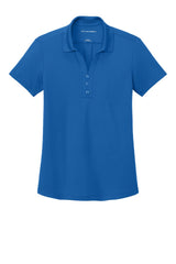 Port Authority Womens Plaited Pique Short Sleeve Polo Shirt - Strong Blue - Coming Soon