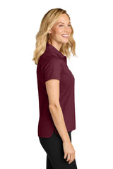 Port Authority Womens Dry Zone Moisture Wicking Short Sleeve Polo Shirt - Burgundy - Coming Soon