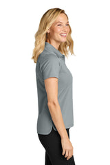 Port Authority Womens Dry Zone Moisture Wicking Short Sleeve Polo Shirt - Light Sterling Grey - Coming Soon