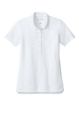 Port Authority Womens Dry Zone Moisture Wicking Short Sleeve Polo Shirt - White - Coming Soon