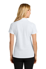 Port Authority Womens Dry Zone Moisture Wicking Short Sleeve Polo Shirt - White - Coming Soon