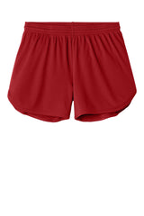 Sport-Tek Womens Club Track Shorts - Deep Red - Coming Soon