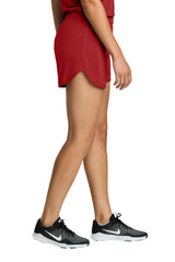 Sport-Tek Womens Club Track Shorts - Deep Red - Coming Soon