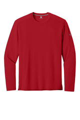 Richardson Mens Clutch Long Sleeve Crewneck T-Shirt - Red - Coming Soon