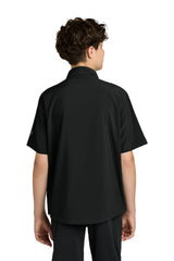 Richardson Youth Barrage Short Sleeve 1/4 Zip Wind Jacket - Black - Coming Soon