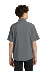 Richardson Youth Barrage Short Sleeve 1/4 Zip Wind Jacket - Charcoal Grey - Coming Soon