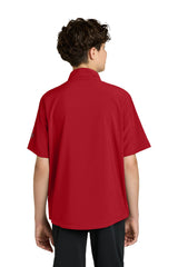 Richardson Youth Barrage Short Sleeve 1/4 Zip Wind Jacket - Red - Coming Soon