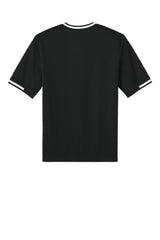 Sport-Tek Mens Tough Mesh V-Neck Baseball Jersey - Black - Coming Soon