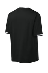Sport-Tek Mens Tough Mesh V-Neck Baseball Jersey - Black - Coming Soon