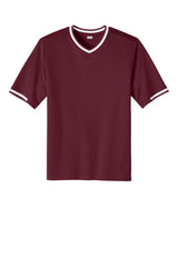Sport-Tek Mens Tough Mesh V-Neck Baseball Jersey - Maroon - Coming Soon