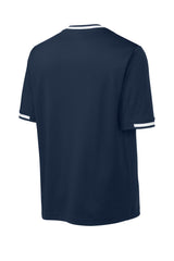 Sport-Tek Mens Tough Mesh V-Neck Baseball Jersey - True Navy Blue - Coming Soon