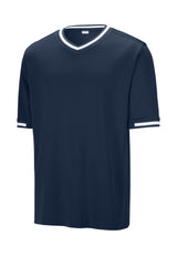 Sport-Tek Mens Tough Mesh V-Neck Baseball Jersey - True Navy Blue - Coming Soon