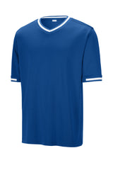 Sport-Tek Mens Tough Mesh V-Neck Baseball Jersey - True Royal Blue - Coming Soon