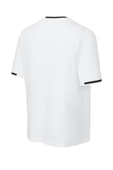 Sport-Tek Mens Tough Mesh V-Neck Baseball Jersey - White - Coming Soon