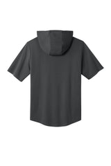 Sport-Tek Mens Club Short Sleeve Hooded T-Shirt Hoodie - Iron Grey - Coming Soon