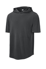 Sport-Tek Mens Club Short Sleeve Hooded T-Shirt Hoodie - Iron Grey - Coming Soon