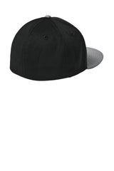 Sport-Tek Hats Mens Impact Mesh Stretch-Tek Hat - Black/Silver Grey/Black - Coming Soon