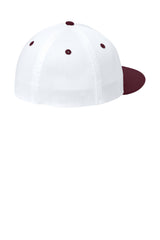 Sport-Tek Hats Mens Impact Mesh Stretch-Tek Hat - White/Maroon/White - Coming Soon