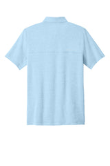 TravisMathew Mens Onward Short Sleeve Polo Shirt - Heather Airy Blue - Coming Soon